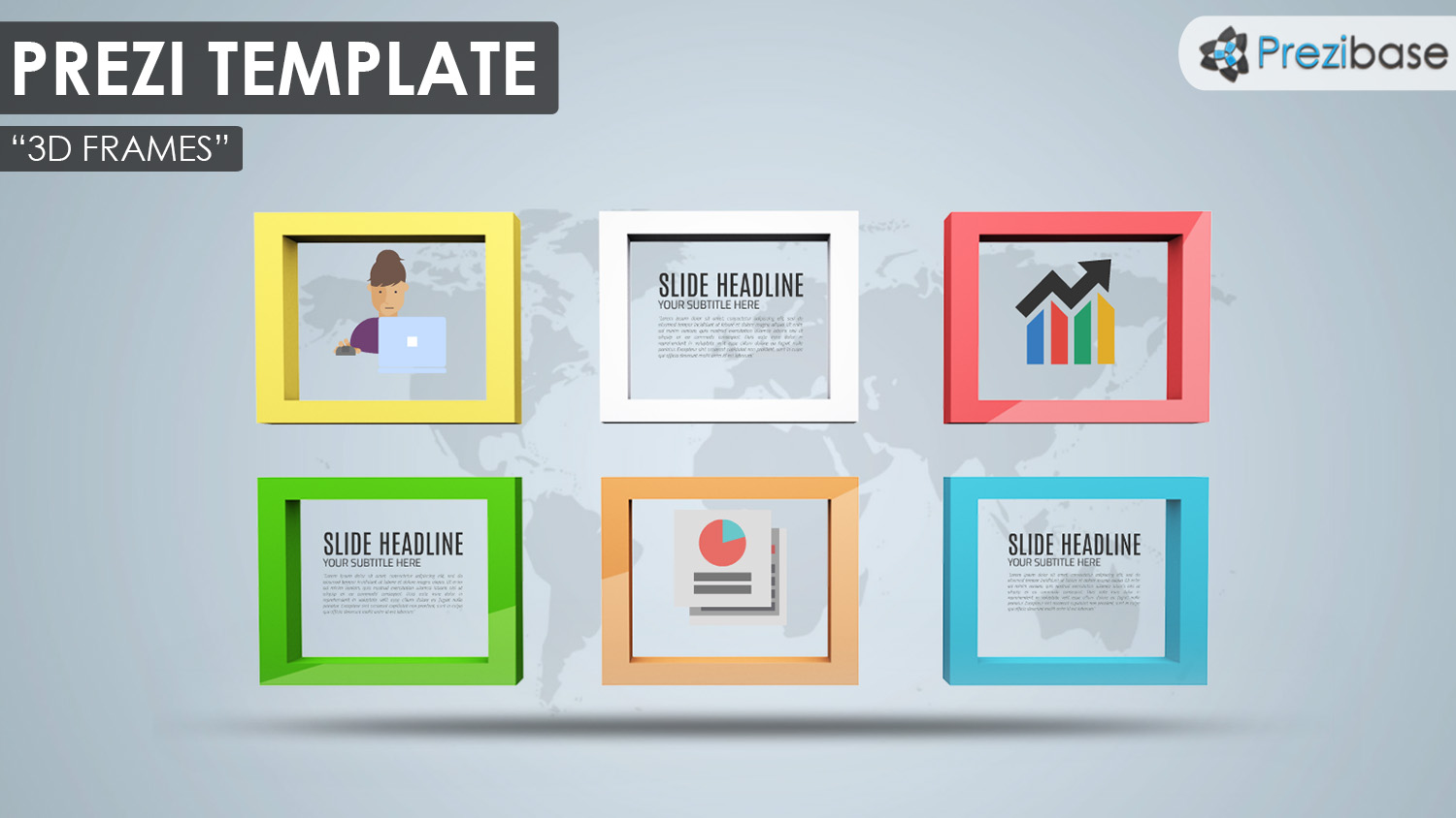 3d Frames Prezi Template Prezibase