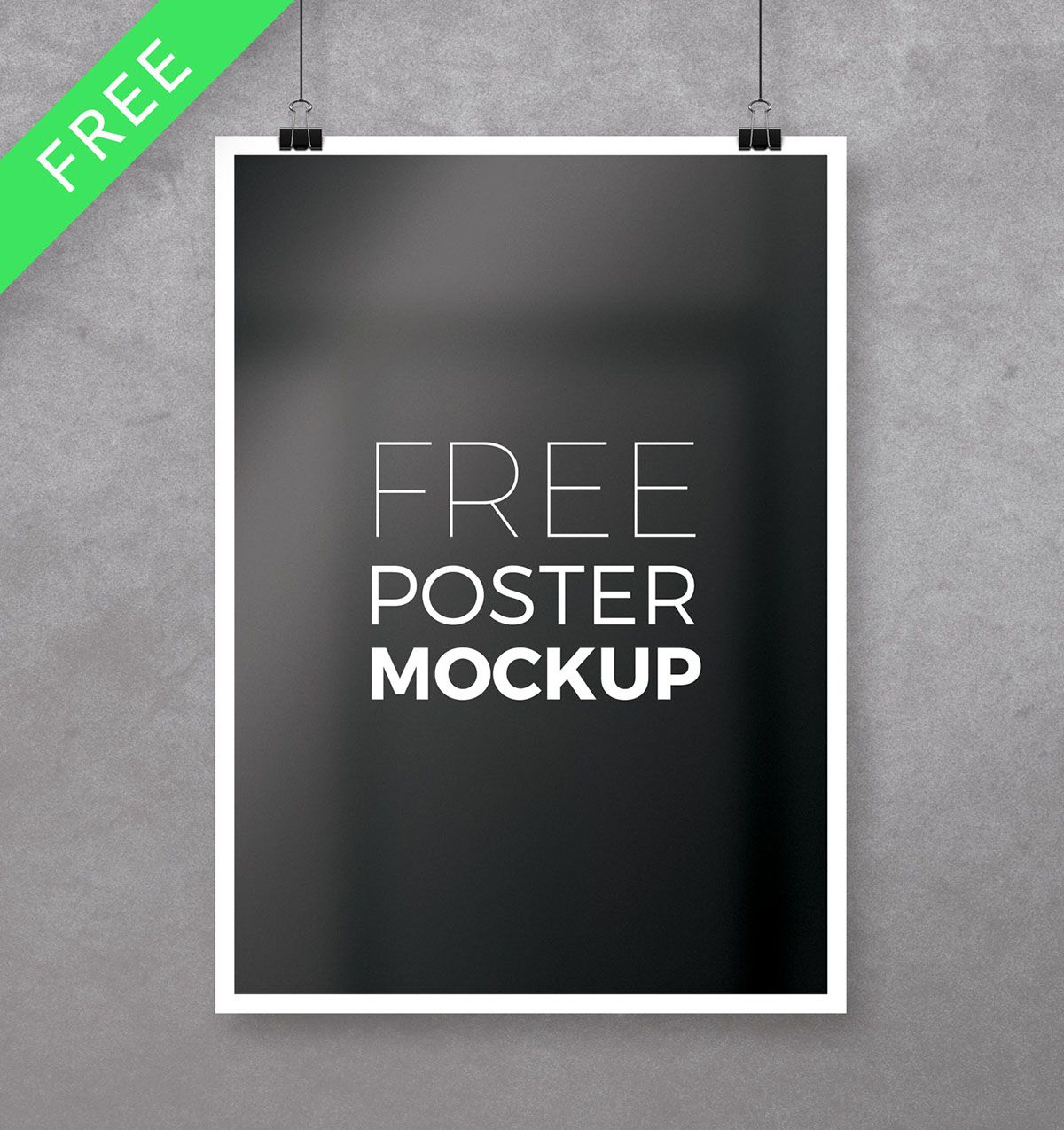 Free Poster Mockup Psd On Behance Poster Mockup Free Poster Mockup Free Psd Poster