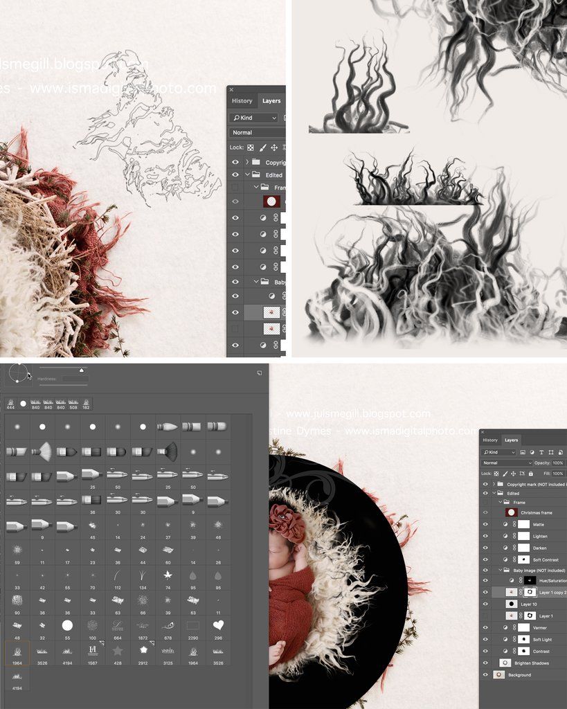 Free Photoshop Fur Brushes For Newborn Editing Free Photoshop Photoshop Tutorials Free Photoshop Photography