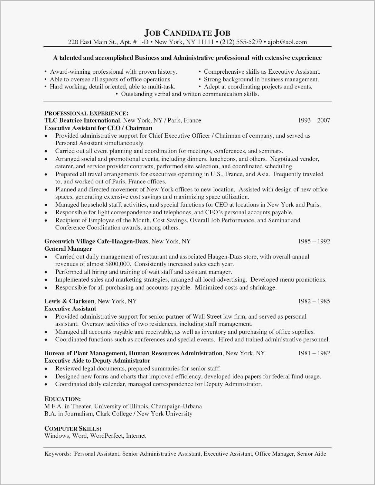 Administrative Assistant Resume Summary Administrative Assistant Resume Summary Examples Resume Objective Examples Executive Resume Template Resume Examples