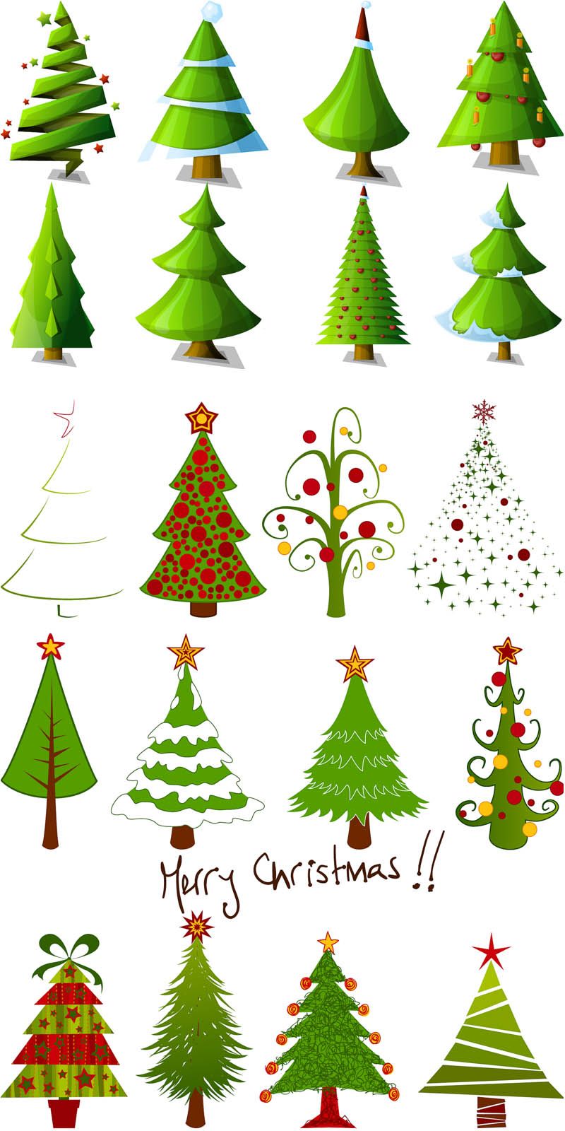 Cartoon Christmas Tree Designs Vector Christmas Tree Design Cartoon Christmas Tree Christmas Art