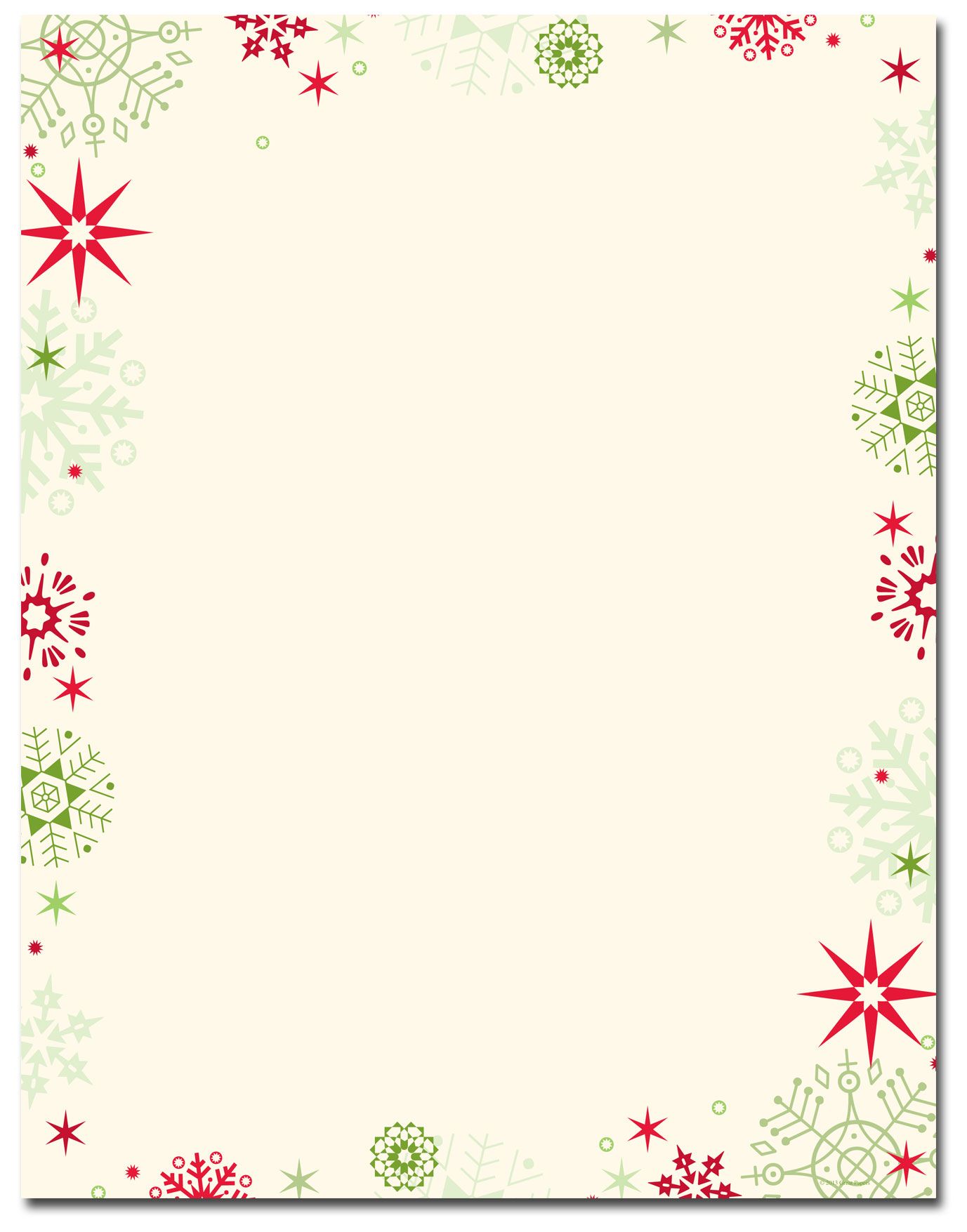 Designer Invitation Paper Theme Letterhead Stationery Christmas Letterhead Christmas Letter Template Free Christmas Stationery