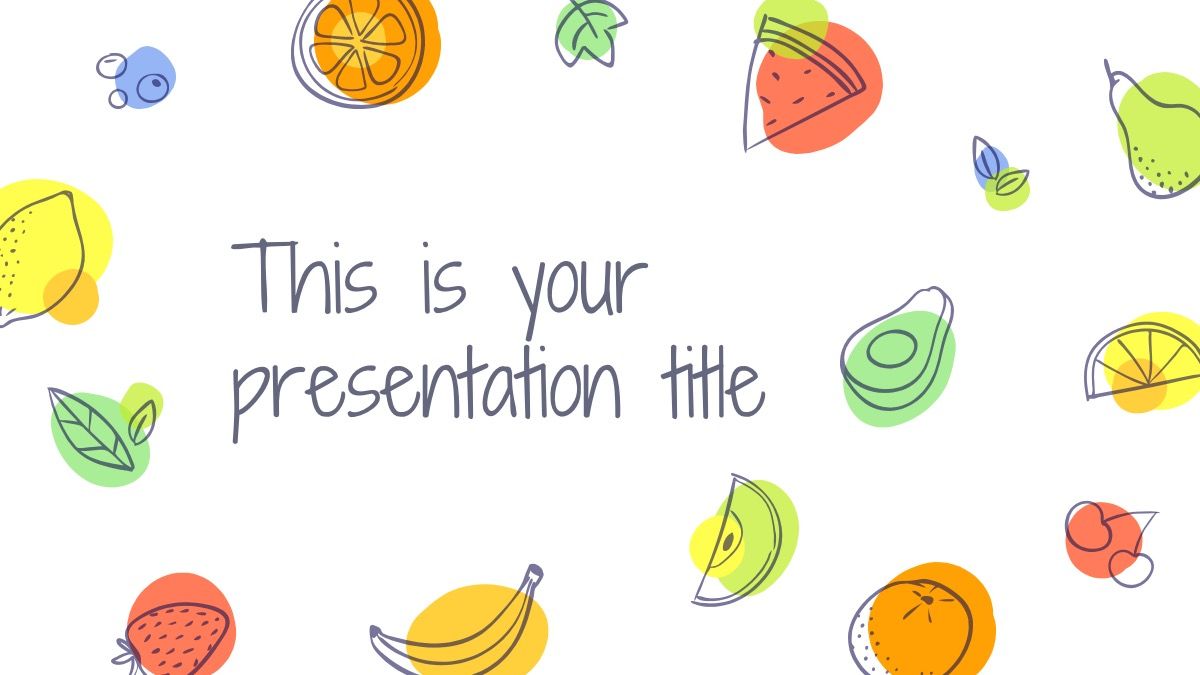 Free Summer Fruit Doodles Powerpoint Template Summer Is Here For Some Countries Nea Cute Powerpoint Templates Powerpoint Templates Powerpoint Design Templates