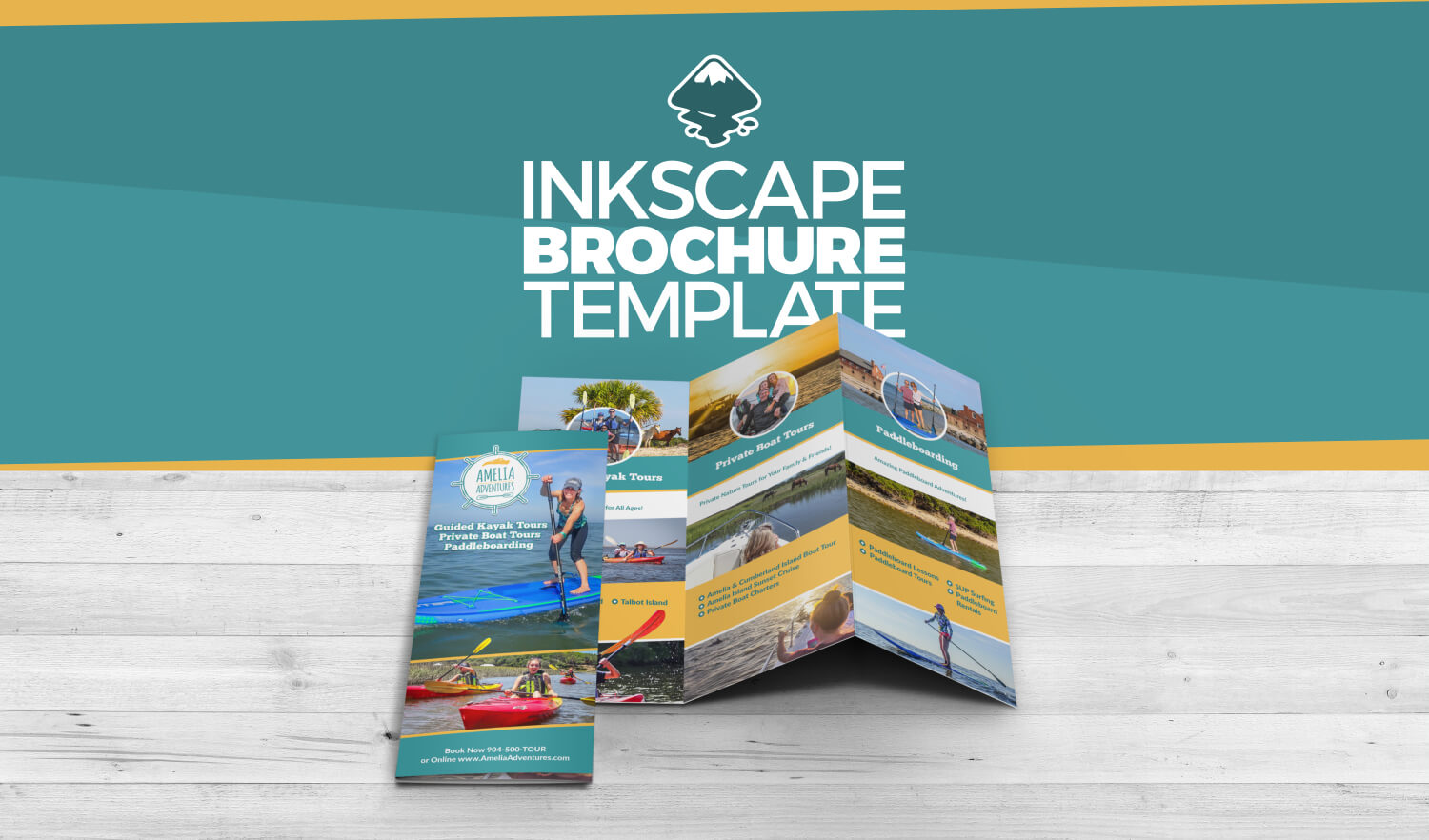 Inkscape Brochure Template Video Tutorial And Free Download