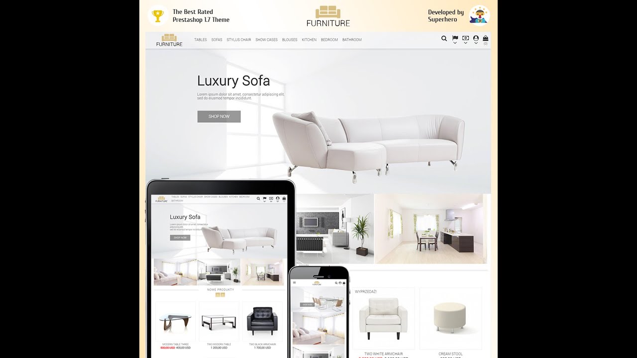 Furniture Store Prestashop Addons